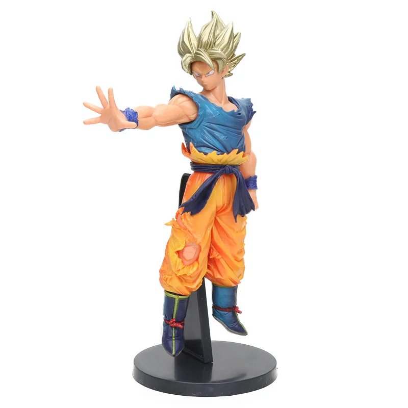 gold goku 25cm opp 10-26 см Dragon Ball Z DXF фигурки стволы Вегета Супер Saiyan Бог Сон Гоку Фриза куририн Коллекционная модель игрушки драконбол куклы - Цвет: gold goku 25cm opp