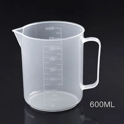 600ml MAIKAMI 100/300/600/1000 мл Пластик твердого английского фарфора носика поверхности кухонный инструмент, принадлежности мерный стакан - Цвет: 600ml