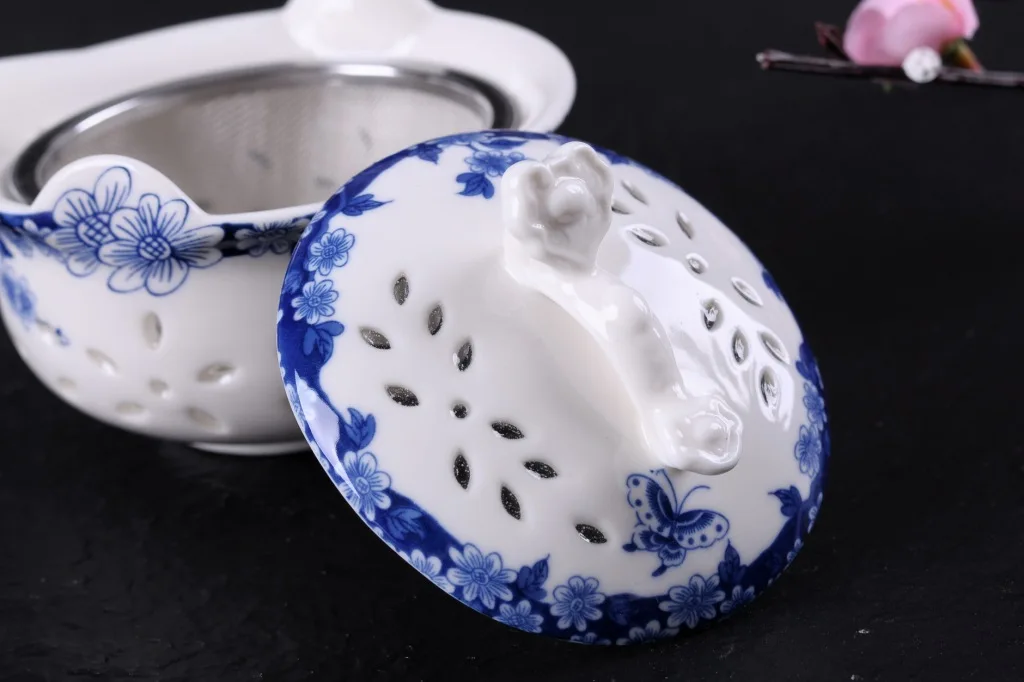 200 мл пустотелый Gaiwan керамический набор чайных чашек Tureen церемония для