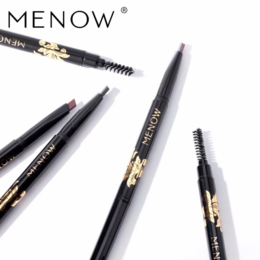 Карандаш для бровей 2 в 1 водостойкий 3 цвета L1602|permanent eyebrow pencil|cosmetics broweye liner tools |