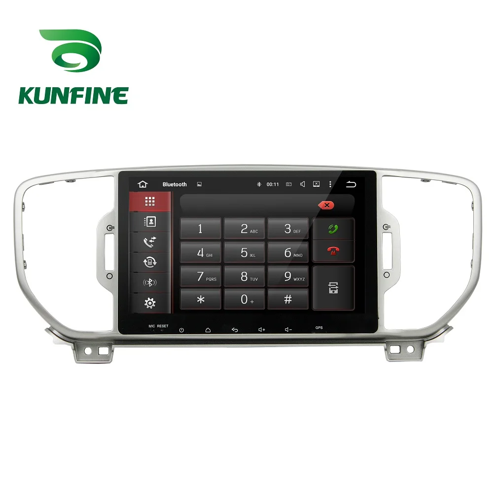 9 ''4 ядра 1024*600 Android 5.1 автомобильный DVD GPS навигации игрока deckless стерео для Kia Sportage радио Bluetooth