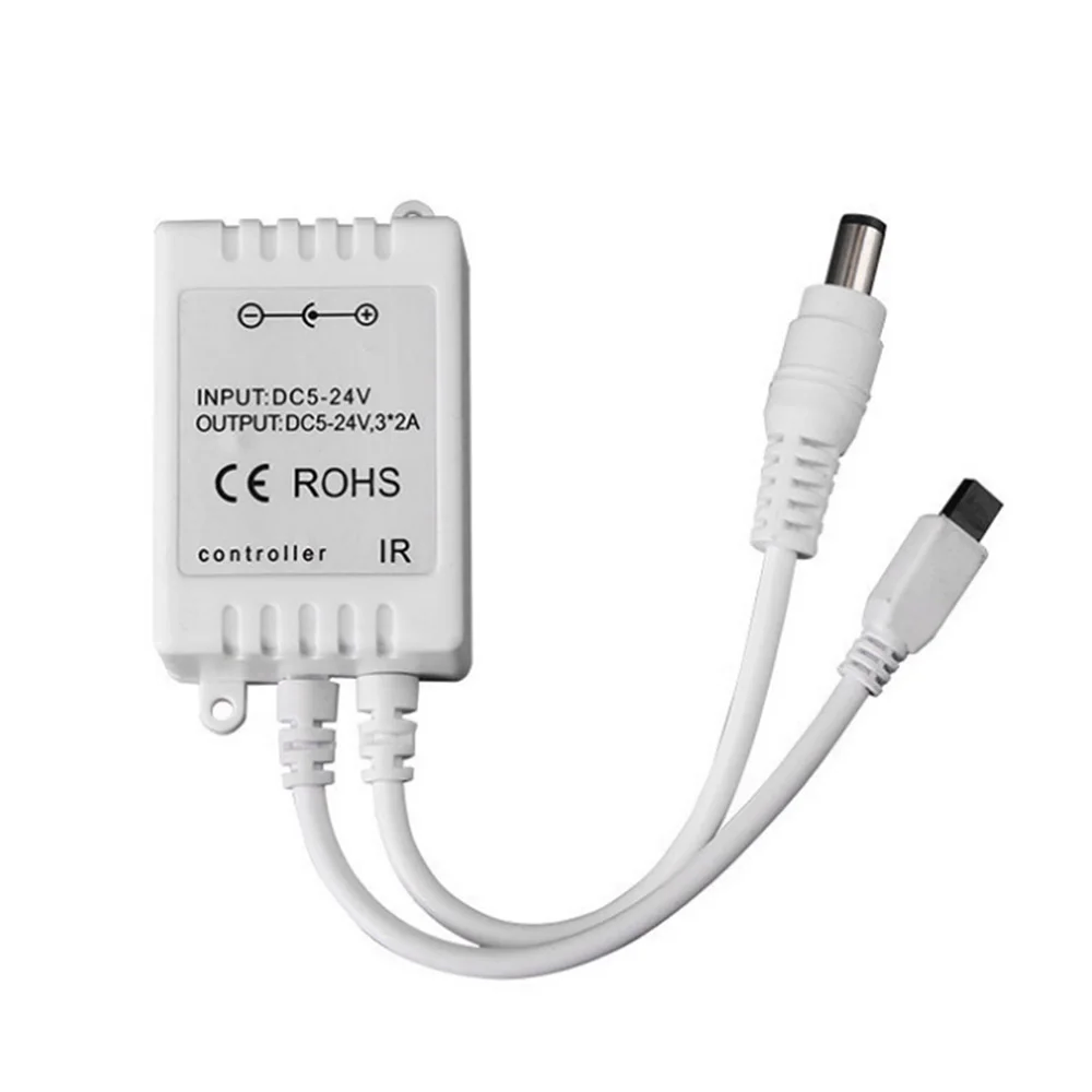 14Keys Single Color LED Controller DC 6A 5V-24V IR Remote Dimmer for 2835 5050 3528 SMD Strip Lights | Лампы и освещение