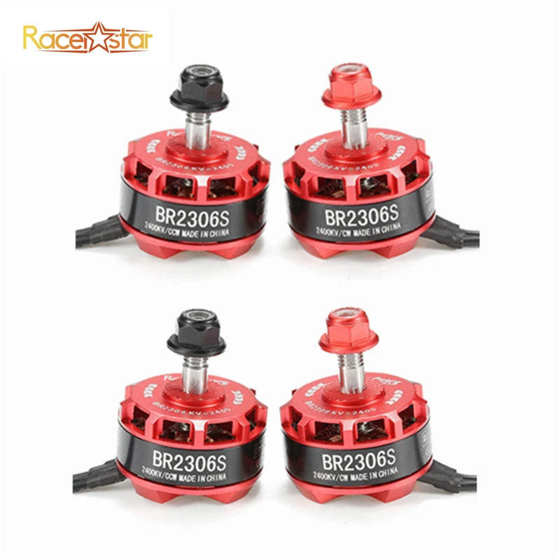 Высокое качество racerstar гонки издание 2306 br2306s 2400kv 2 4 S бесщеточный Двигатель для RC
