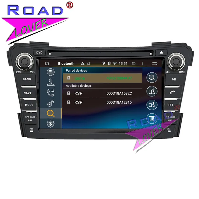 Двд-плеер Roadlover Android 8.0 для автомобиля Hyundai I40 2011- стерео с GPS-навигацией и двойным радио.