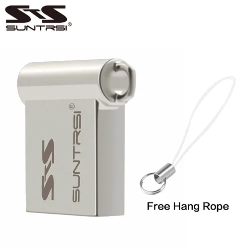 and free hang rope Suntrsi, Usb флеш-накопитель, мини-накопитель, 64 ГБ, 16 ГБ, 8 ГБ, флеш-диск Usb 2,0, флешка, новинка, USB флешка на заказ, Usb флешка, мини-подарок - Цвет: and free hang rope