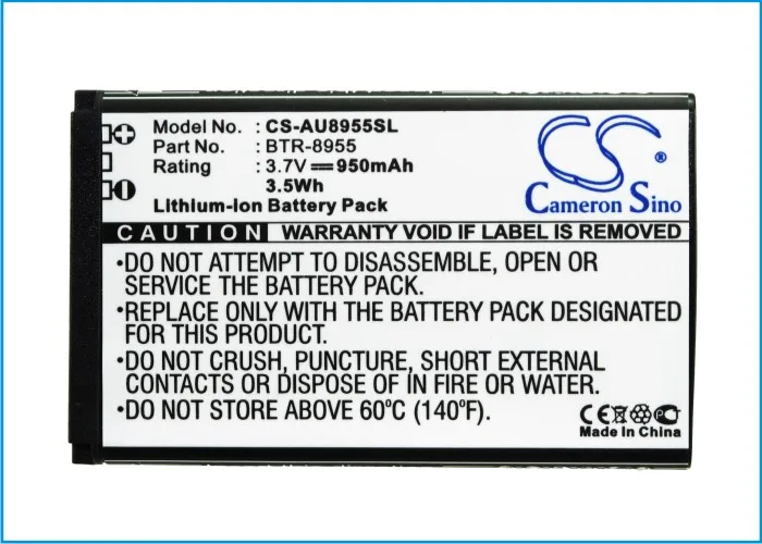 Cameron Sino высокое качество 950mAh BTR 8955 батареи Для Audiovox CDM UTStarcom 8955|cameron sino|battery forbatteries