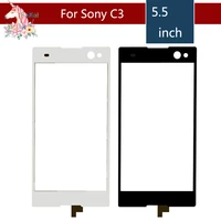 5 5 for sony xperia c3 d2533 d2502 lcd touch screen digitizer sensor outer glass lens panel replacement
