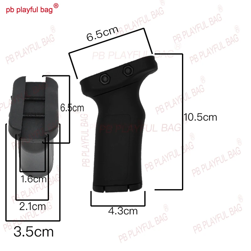 PB Playful bag tactical handgrip water bullet gun grip fittings Jinming 8 generation triangle UMP45 G36 vertical LD05 | Игрушки и хобби