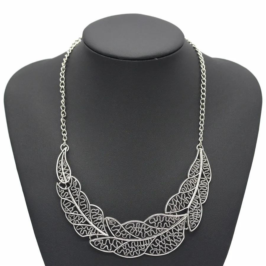 Ювелирные изделия ADOLPH оптовая продажа винтажное ожерелье с листьями эффектное