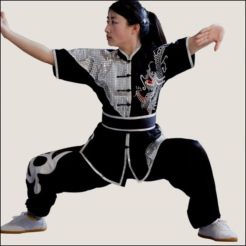 Одежда Кунг-фу Wushu одежда костюм для боевых искусств шаолин кунг-фу TA407 |