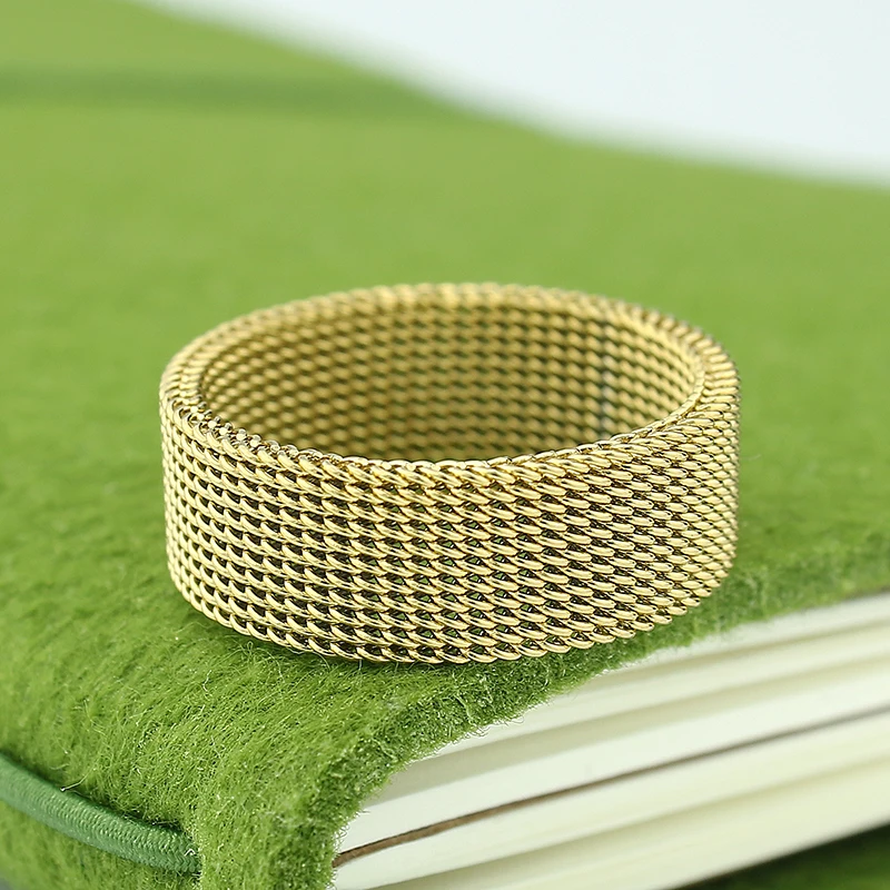 Кольцо из мягкой титановой стали шириной 8 мм|titanium steel ring|jewelry ringsrings for women wedding |