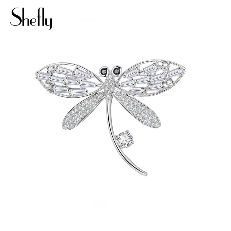 Shefly дизайн цветные формы стрекозы медная фотография милые ювелирные изделия