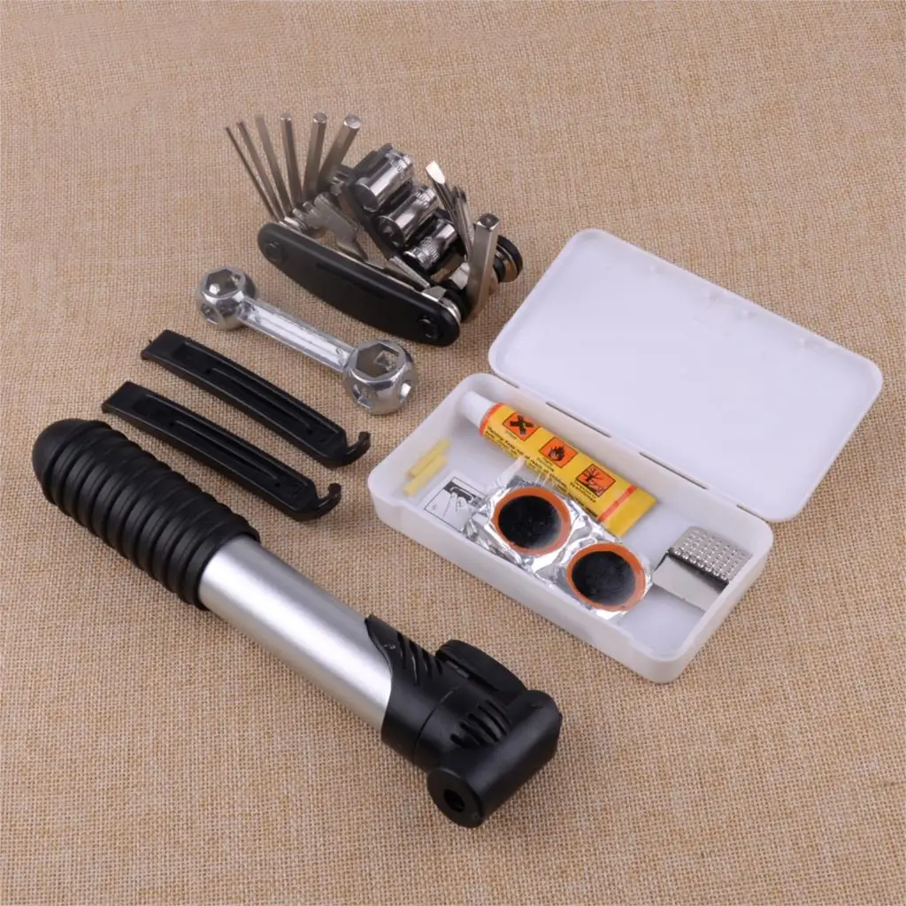 Набор инструментов для ремонта шин LETAOSK складной велосипедный комплект горного