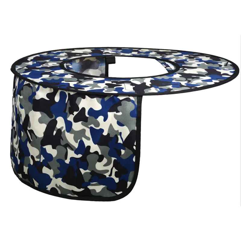 Летняя камуфляжная шляпа Солнцезащитная уличная УФ защита жесткая шеи лица