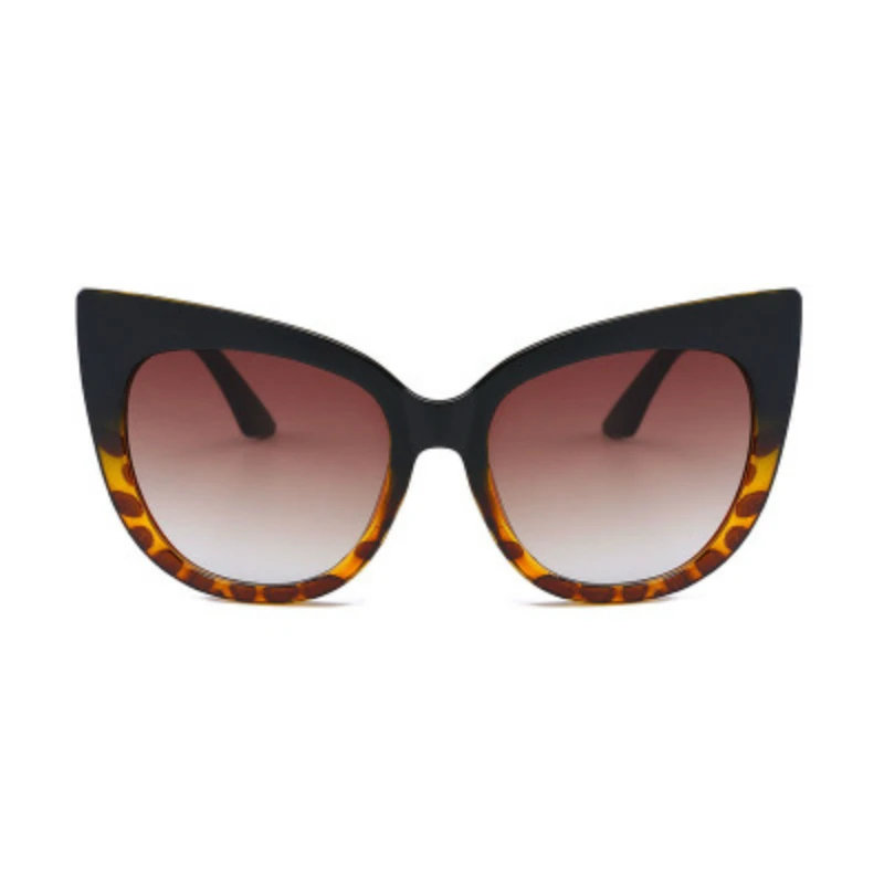 FENCHI Солнцезащитные очки женские cateye винтажные дизайнерские брендовые солнцезащитные очки для женщин блестящие панк gafas de sol occhiali da sole uomo - Цвет линз: C7 Demi