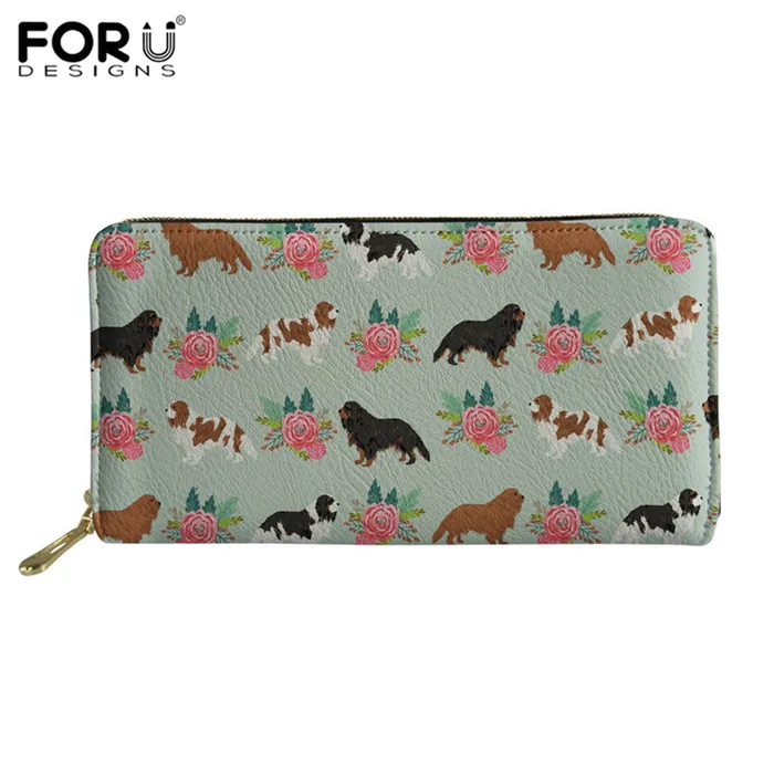 YQ3140Z21 FORUDESIGNS Cavalier King Charles Spaniel Dog Women Purses and Handbags 2pcs/Set Shoulder Bags Big Capacity Causal Totes Bolsos - Цвет: YQ3140Z21