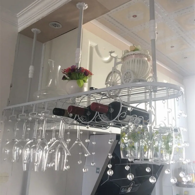 Европейский барный стеклянный каркас вверх дном винный бокал стойка для вина