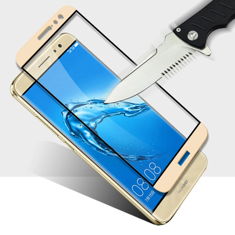 Полное покрытие из закаленного стекла для huawei Nova Plus Защитная пленка для экрана для huawei G9 Plus стекло