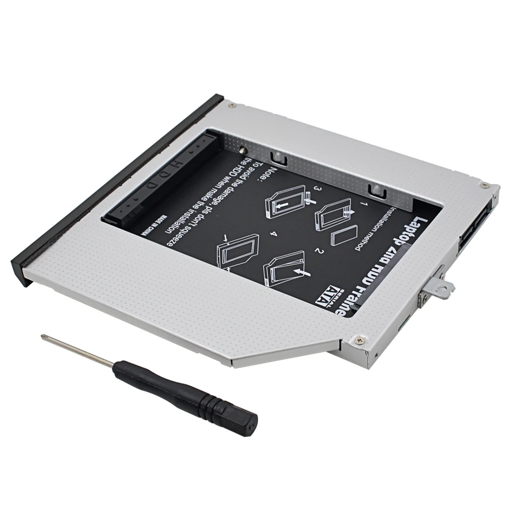 2016 Новый корпус для второго жесткого диска 9 5 мм 2 &quotSATA 3 0 Корпус SSD Lenovo ThinkPad T440P T540P