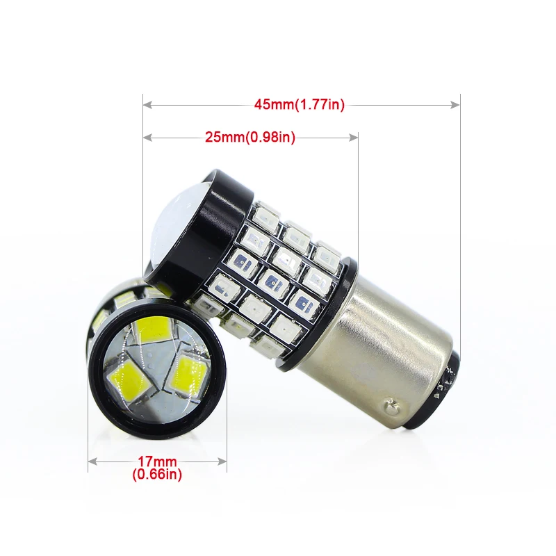 2*1157 BAY15D P21/5W Led 39smd Автомобильная Высокая мощность задний фонарь стоп/Задний