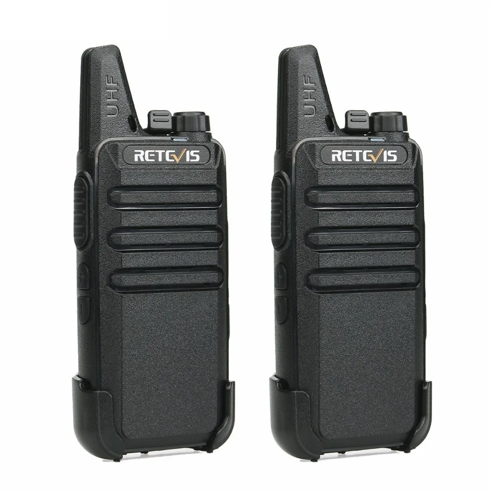2pcs 2 шт. Retevis RT22 мини рация радио 2 Вт UHFVOX USB зарядка перезаряжаемая двухсторонняя радиостанция рация трансивер - Цвет: 2pcs