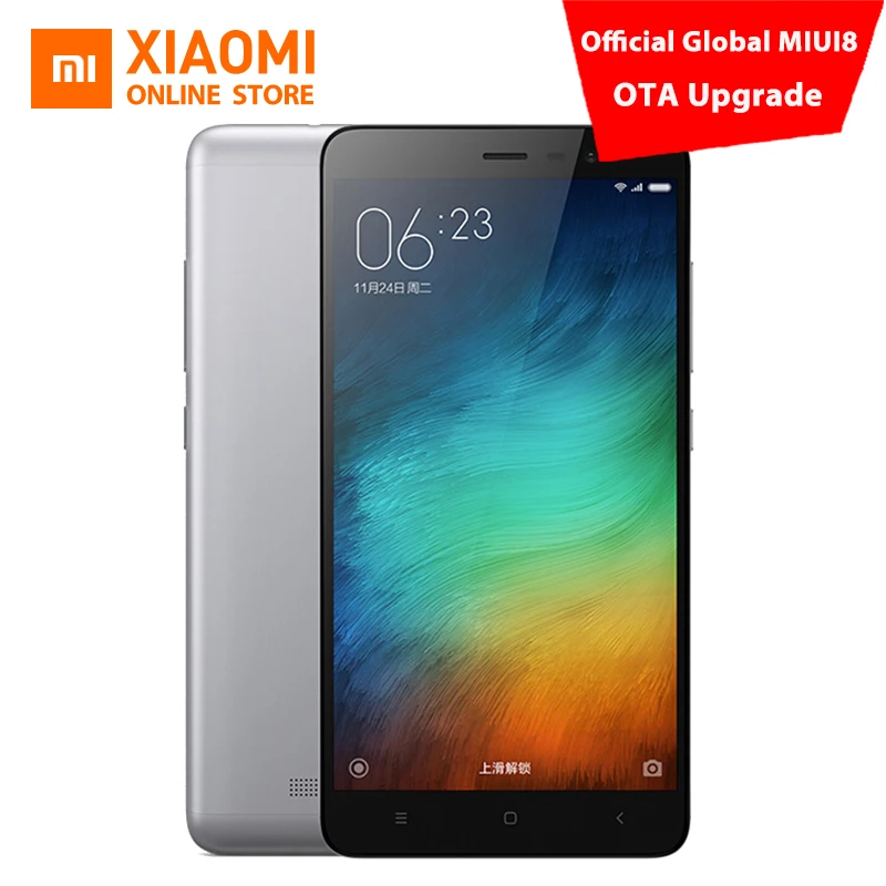 Фото Оригинальный Xiaomi Redmi Note 3 Pro мобильного телефона 5.5 дюймов Full HD 2 ГБ 16 64bit Snapdragon 650 16.0MP Оригинальный Xiaomi Redmi Note 3 Pro мобильного телефона 5.5 дюймов Full HD 2 ГБ 16 64bit Snapdragon 650 16.0MP