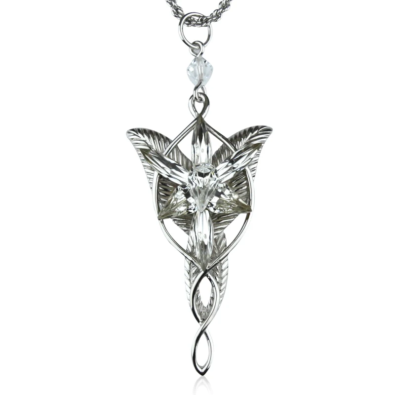 Кольцо Lord LOTR ювелирное изделие Красивая подвеска с кристаллами Arwen Evenstar Женское