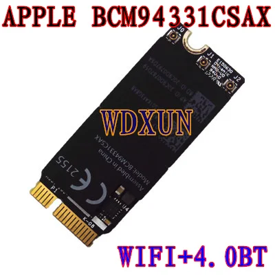 Broadcom Bcm94331csax Bcm94331csdax Bcm4331 Bluetooth беспроводная карта Wifi модуль 802 11 N для ноутбука A1398|wireless wifi card|wifi card802.11 n |