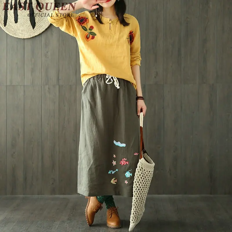 Новинка 2018 льняная рубашка женская одежда льняные белые рубашки с длинным