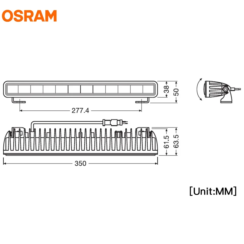 Осветительная панель OSRAM светодиодная осветительная полоса освещения мощность 30