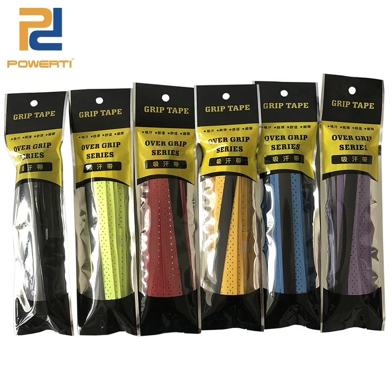 Бесплатная доставка 30 шт./лот противоскользящая липкая EVA Sweatband Overgrip Теннисная