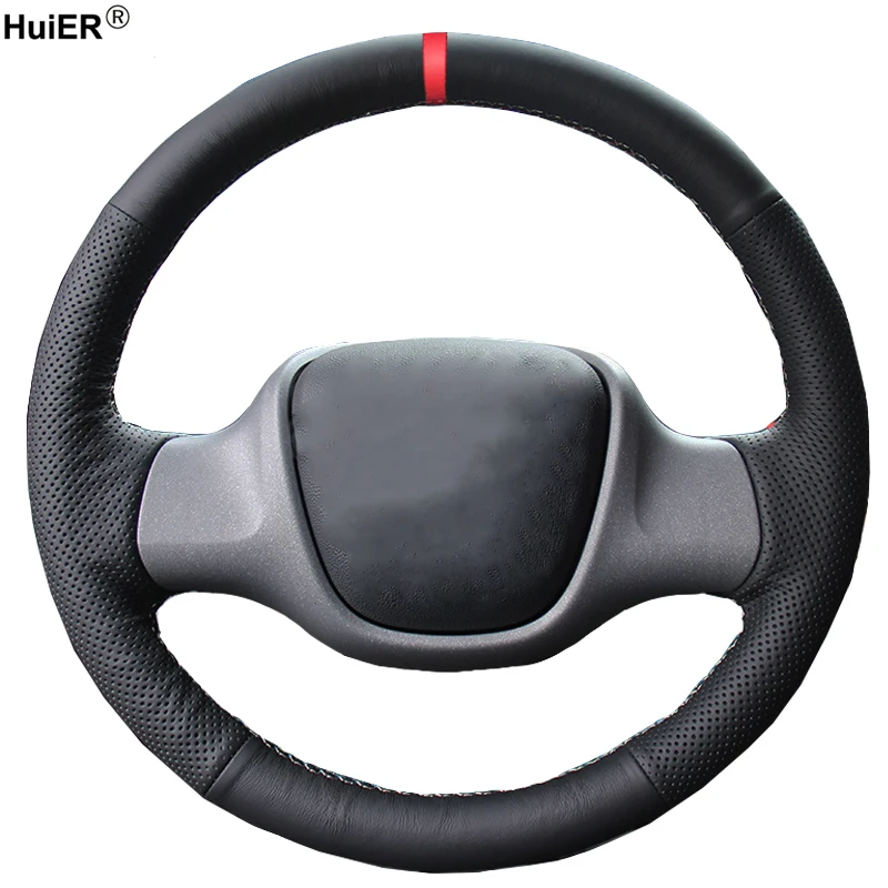 Ручное шитье HuiER яркий красный маркер для Smart Fortwo дышащий автомобильный Стайлинг