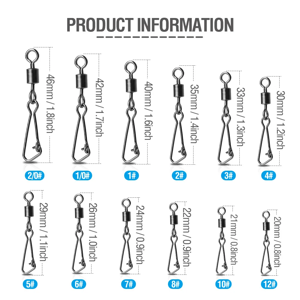 Высококачественный защелкивающийся рыболовный крючок DONQL соединительные
