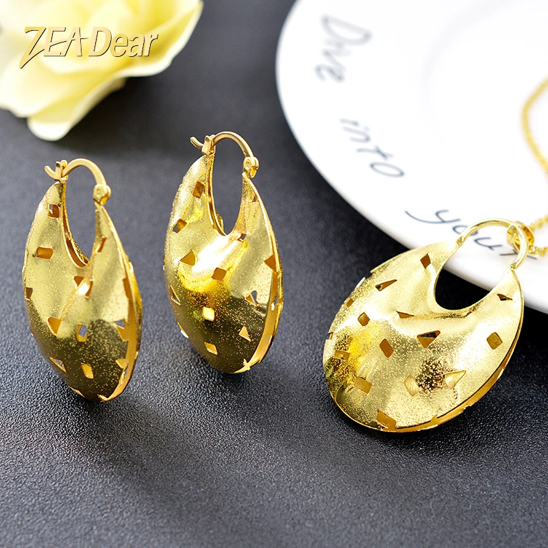 

Diana baby Jewelry Hot Selling Big Jewelry Set Women Necklace Earrings Pendant Dubai Fashion Jewelry For Party Jewelry Findings