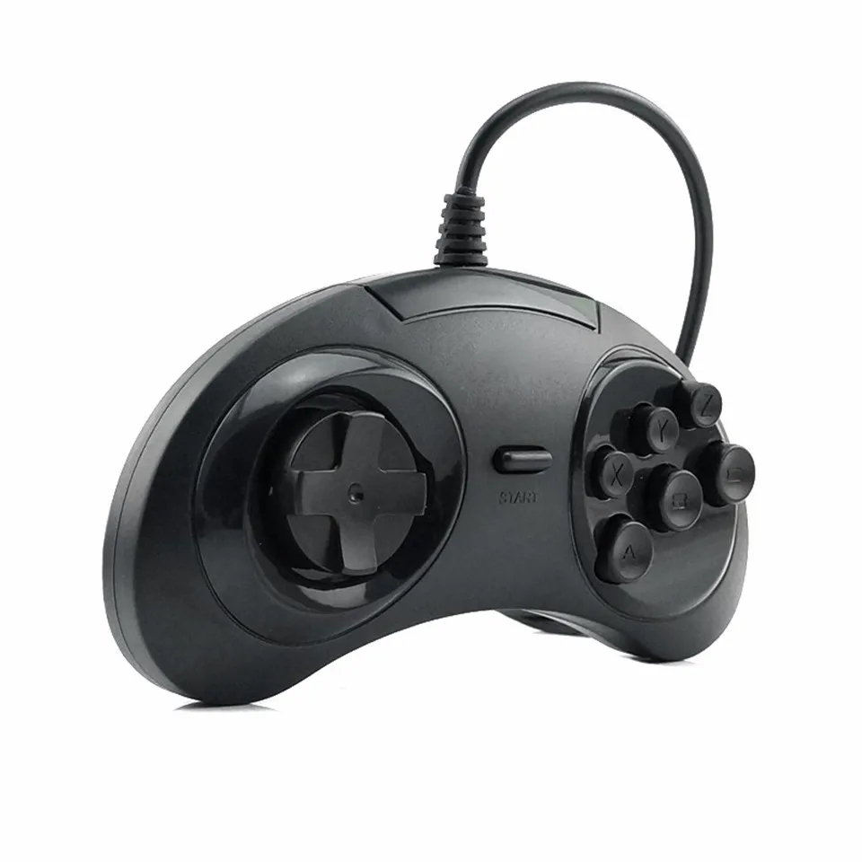 HAOBA классический USB SEGA проводной 6 кнопок геймпад джойстик для Genesis/MD2 Y130/PC/MAC Mega