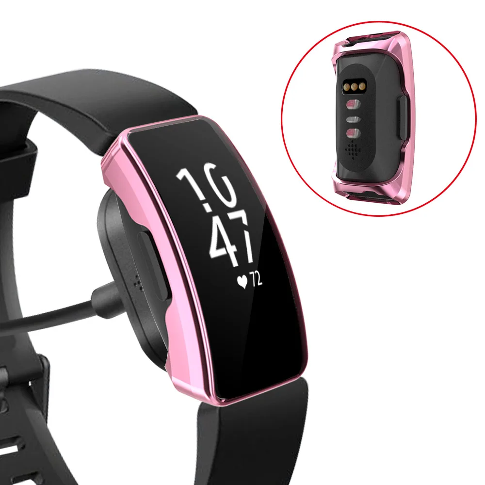 Мягкий чехол из ТПУ Для Fitbit Inspire, 10 цветов, чехол для часов, защита экрана, аксессуары для умных часов, для Fitbit Inspire Hr