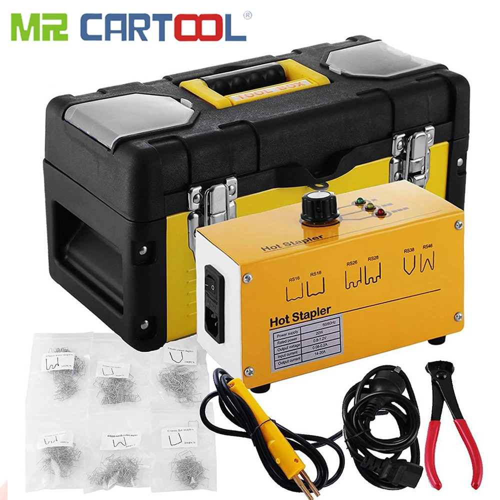 Mr Cartool 110 В 20 Вт пластиковый комплект для ремонта бампера горячий Степлер