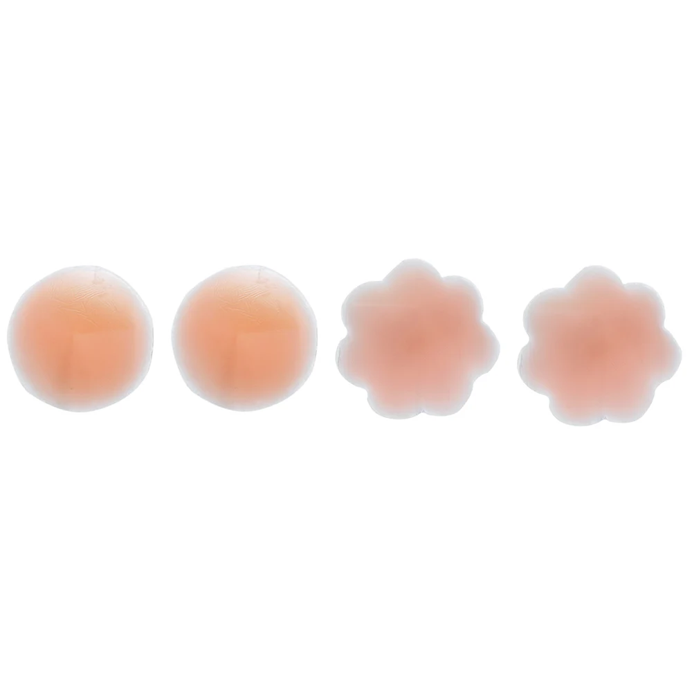 1 пара силиконовые крутые многоразовые самоклеющиеся груди покрытие сосков