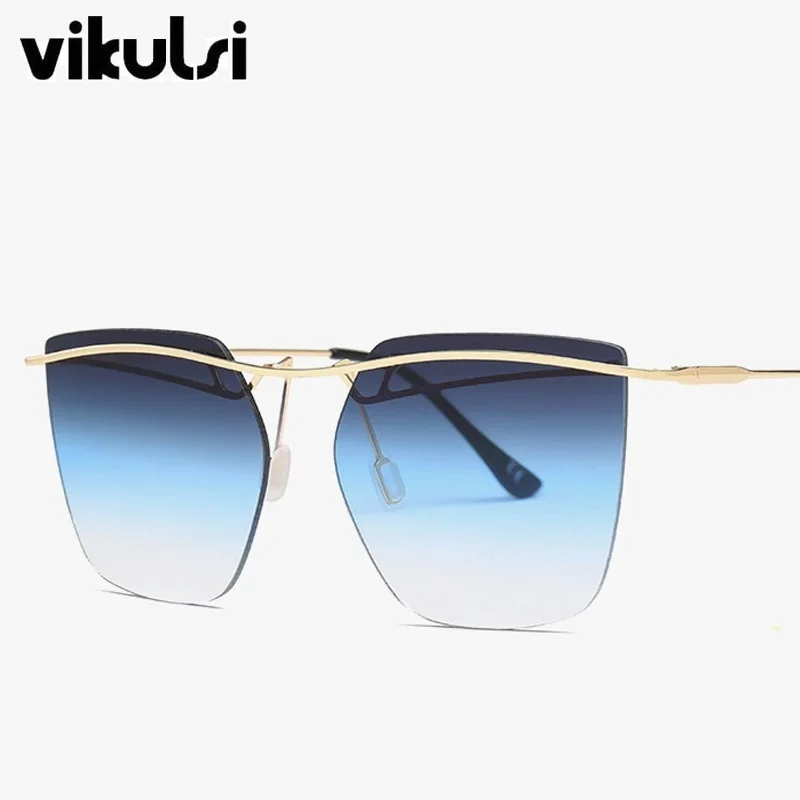 Солнцезащитные очки кошачий глаз UV400 для мужчин и женщин зеркальные солнечные в