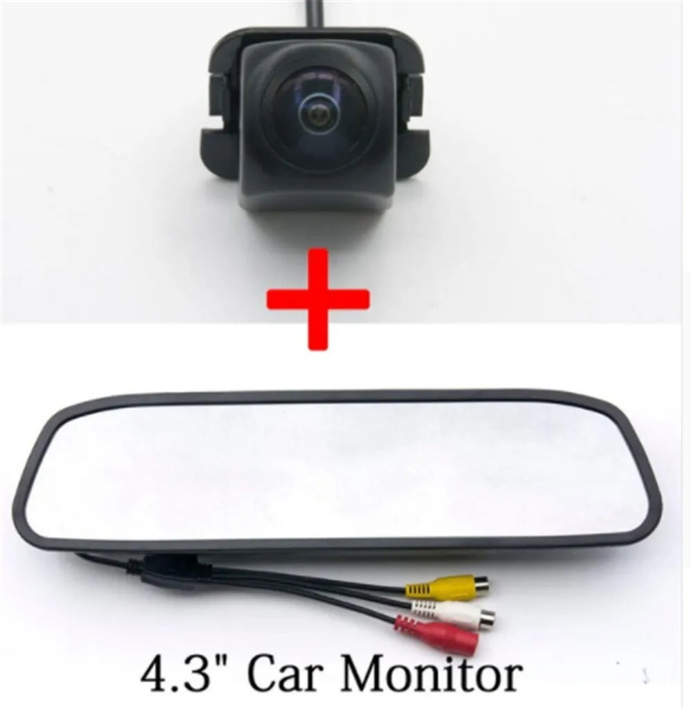 camera with Monitor Starligh рыбий глаз 1080P MCCD Автомобильная камера заднего вида для авто TOYOTA Camry 2009 2010 2011 Водонепроницаемая Автомобильная камера заднего вида - Название цвета: camera with Monitor