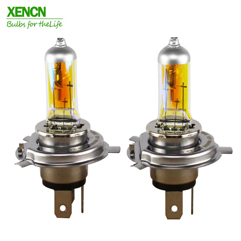 XENCN H4 12V 60/55W P43t 2300K галогенная лампа, замена апгрейд, супер желтый светильник, автомобильные лампы,, 2 шт. 8411GDE