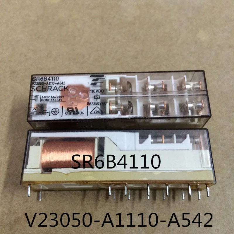 Защитное реле безопасности 110 В SR6B4110 V23050 A1110 A542 110VDC DC110V V 8A 250VAC 14PIN|Реле| |