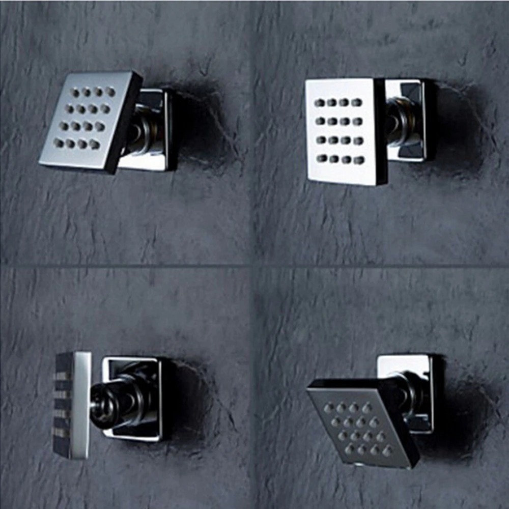 Uythner современный светодиодный меняющий цвет водопад 22 дюйма душевая головка