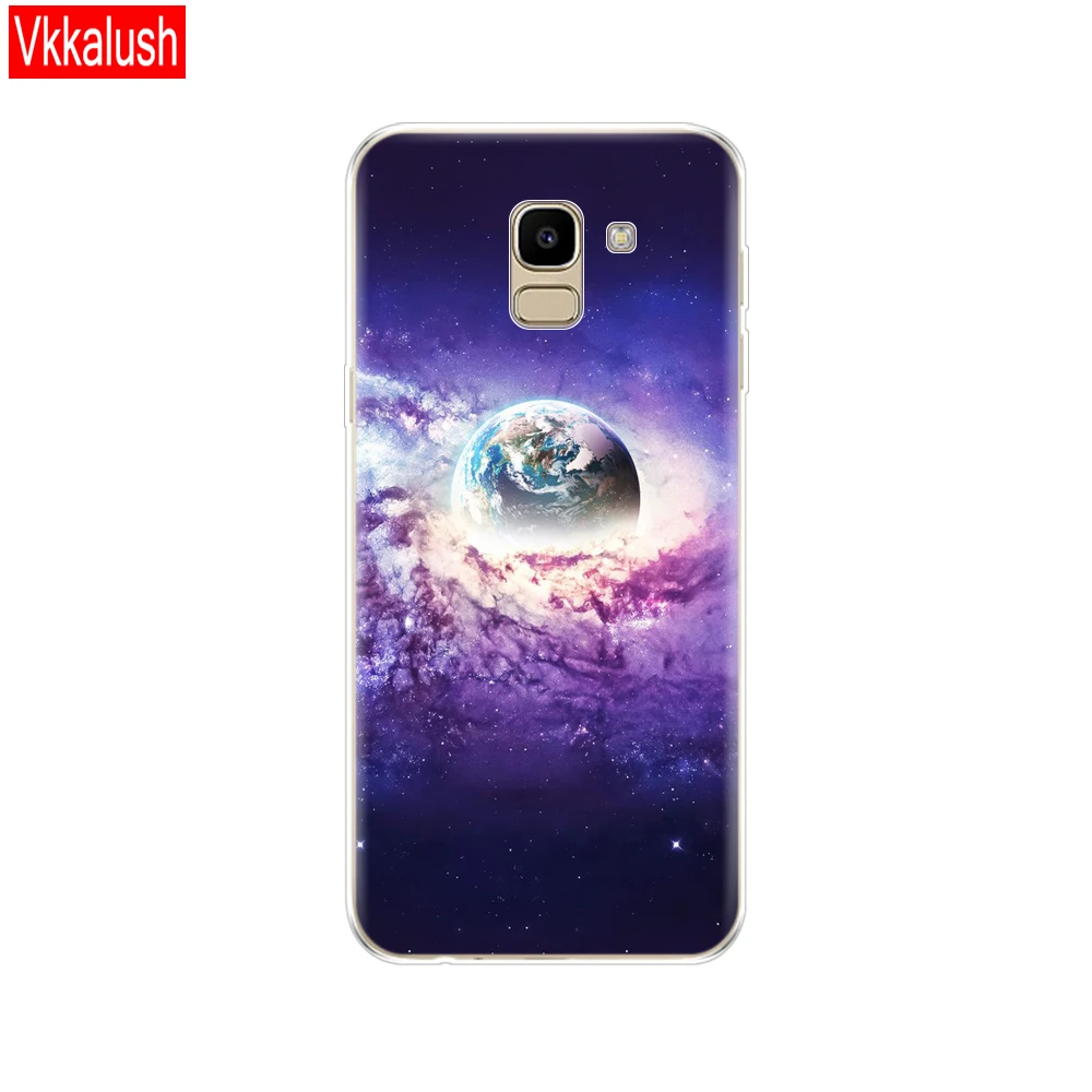 80045 Для samsung J6 чехол ЕС J600 J600F SM-J600F Мягкий чехол из ТПУ с узором для samsung Galaxy J6Plus J6+ J 6 Plus J610 J610F кремния - Цвет: 80045