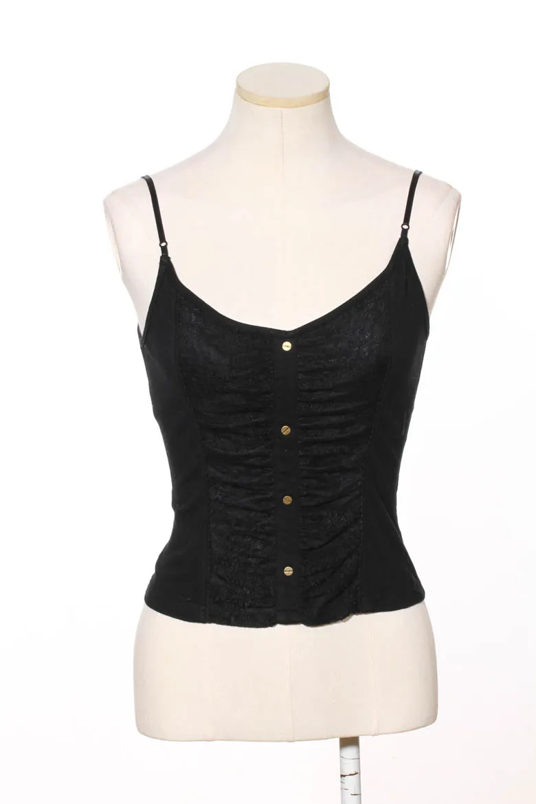 

Steampunk Women Sexy Off The Shoulder Vest Summer Black Brown White Backless Sleeveless Slim Casual Women Tank Tops