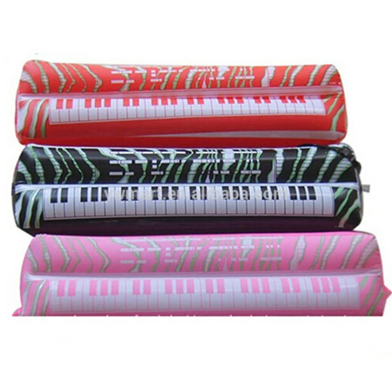 ПВХ надувные клавиатура клавишные инструменты весело вечерние музыкальная игрушка Детские Черный и белый