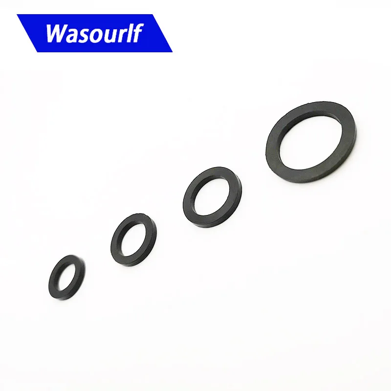 Wasourlf 100 PCS M22 Male Thread Female Aerator Gasket Rubber Ring Hermetic Seal Thickness 2.5mm White or Black Sealer | Обустройство