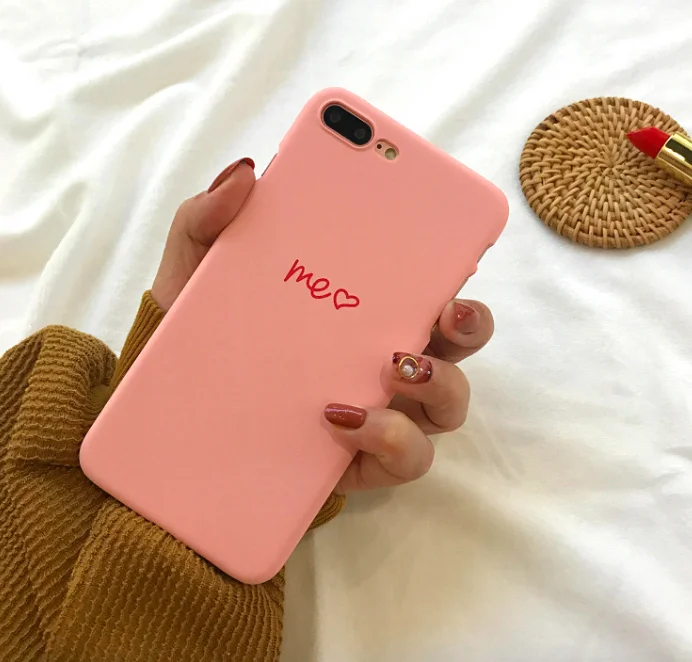 Корейская Простая любовь подходит для 8 plus Apple XS phone shell MAX/XRiphone 7 p/6s индивидуальная