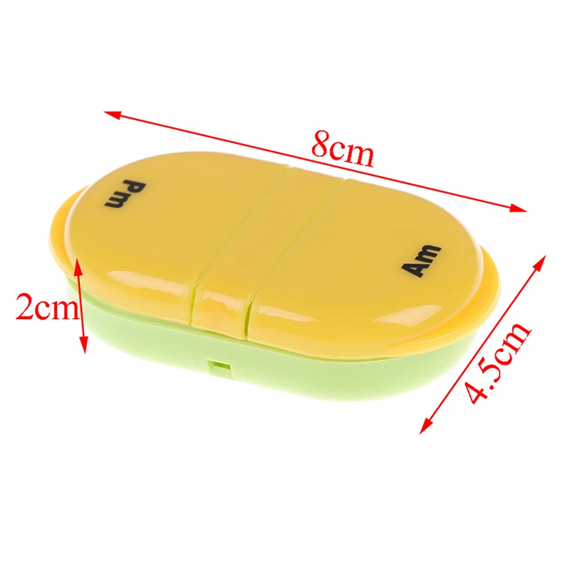 Портативная мини коробка для таблеток 1 шт. держатель контейнер макияжа