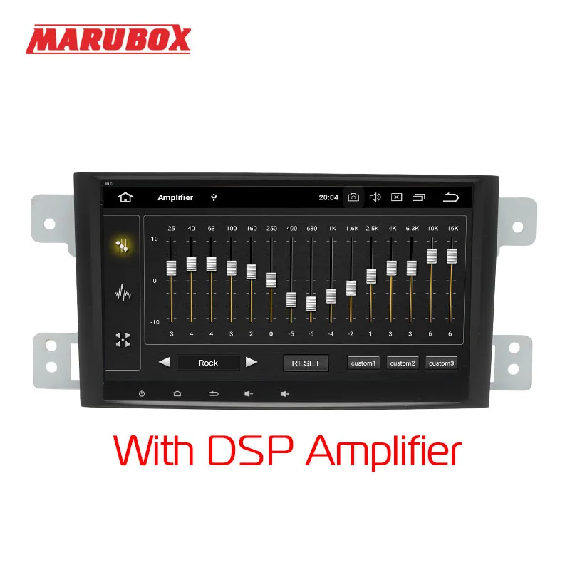 With DSP Amplifier MARUBOX 1 Din Android 8,0 4 ГБ Оперативная память для Suzuki Grand Vitara Escudo 2005-2012 gps Navi Стерео радио автомобильный мультимедийный плеер 8A905PX5 - Цвет: With DSP Amplifier